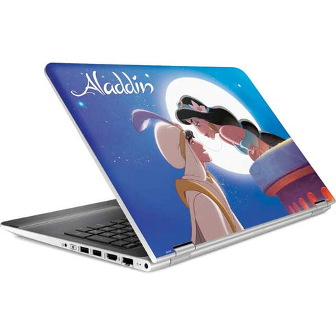 Disney Aladdin and Princess Jasmine Kiss HP Pavilion Skin
